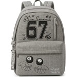 Diakakis imports Backpack Must Team Monochrome Classic 67 Grey 000587874 5205698846403