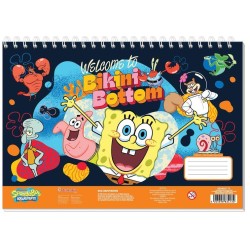 Diakakis imports Painting Blog Spongebob 23X33 With Stickers - 1 Pc 000483172 5205698834134