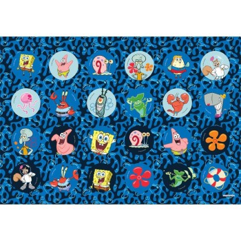 Diakakis imports Painting Blog Spongebob 23X33 With Stickers - 1 Pc 000483172 5205698834134
