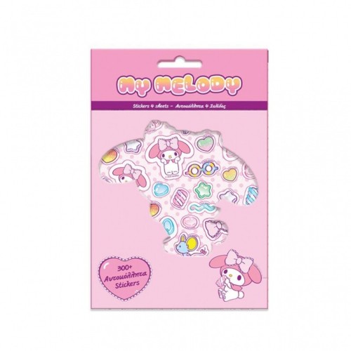Diakakis imports Hello Kitty Stickers 300 Pieces 14,5X21,5Cm My Melody 000490203 5205698765377