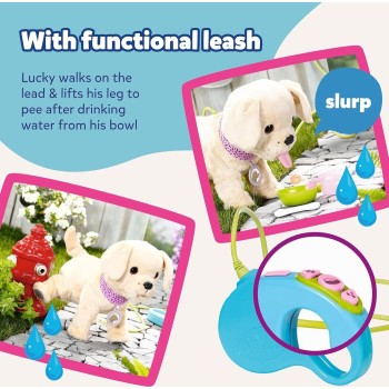 MGA Entertainment Baby Born My Dog Lucky With Pet Carrier | 5 Functions, Carry Case, Batterie 835869 4001167835869