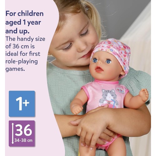 MGA Entertainment Baby born κουκλα lena διαδραστικη 36cm 840719 4001167840719