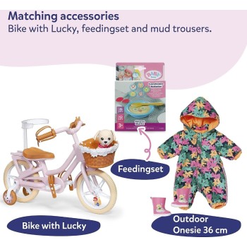 MGA Entertainment Baby born κουκλα lena διαδραστικη 36cm 840719 4001167840719