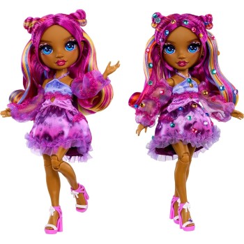MGA Entertainment Rainbow High Be Dazzling - Noemie Violette - Purple 28cm Fashion Doll With  597780 035051597834