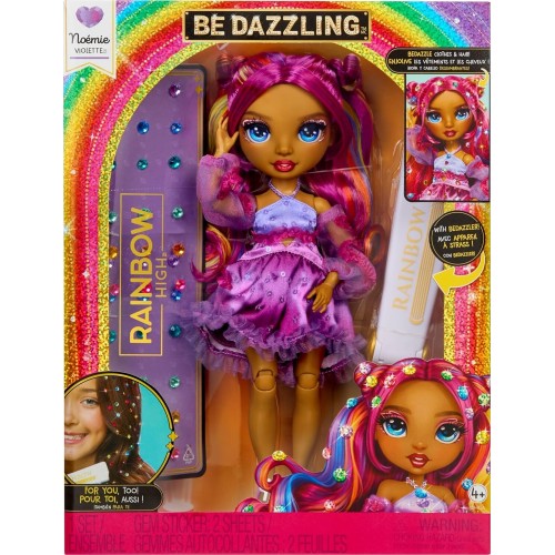 MGA Entertainment Rainbow High Be Dazzling - Noemie Violette - Purple 28cm Fashion Doll With  597780 035051597834