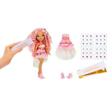 MGA Entertainment Rainbow high be dazzling fashion dolls- adeline rose (pink) 599982 035051597797