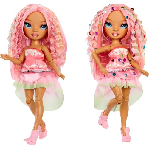 MGA Entertainment Rainbow High Be Dazzling - Adeline Rose - Pink 28cm Fashion Doll With Bedaz 599982 035051597797