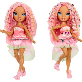 MGA Entertainment Rainbow High Be Dazzling - Adeline Rose - Pink 28cm Fashion Doll With Bedaz 599982 035051597797