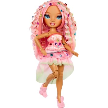 MGA Entertainment Rainbow High Be Dazzling - Adeline Rose - Pink 28cm Fashion Doll With Bedaz 599982 035051597797