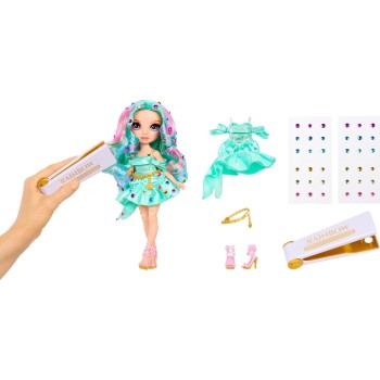 MGA Entertainment Rainbow High Be Dazzling - Celine Turquoise - Teal 28cm Fashion Doll With B 597780 k 599982 035051597827