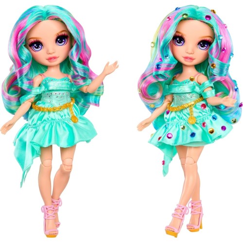 MGA Entertainment Rainbow High Be Dazzling - Celine Turquoise - Teal 28cm Fashion Doll With B 597780 k 599982 035051597827