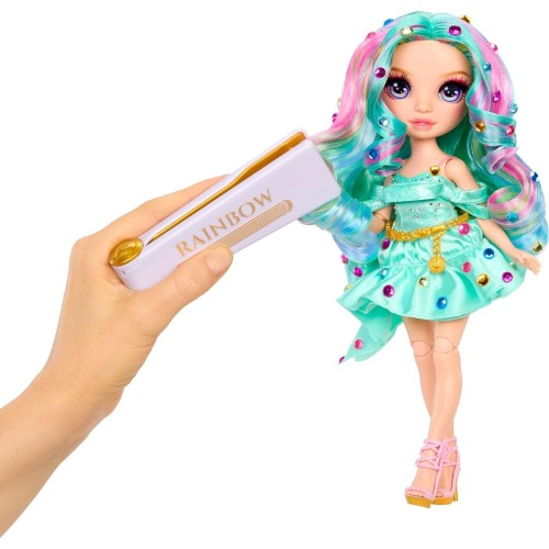 MGA Entertainment Rainbow High Be Dazzling - Celine Turquoise - Teal 28cm Fashion Doll With B 597780 k 599982 035051597827