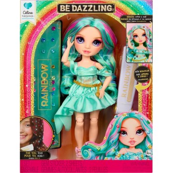 MGA Entertainment Rainbow High Be Dazzling - Celine Turquoise - Teal 28cm Fashion Doll With B 597780 k 599982 035051597827
