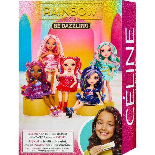 MGA Entertainment Rainbow High Be Dazzling - Celine Turquoise - Teal 28cm Fashion Doll With B 597780 k 599982 035051597827