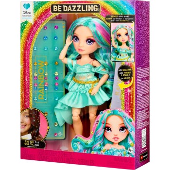 MGA Entertainment Rainbow High Be Dazzling - Celine Turquoise - Teal 28cm Fashion Doll With B 597780 k 599982 035051597827