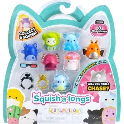 Squish-a-longs - Σετ 8τμχ Φιγούρων & Αξεσουάρ W2 (4 Σχέδια) - Jazwares 8 pack (style 2) (w1) JWSL0021-W2 191726755203
