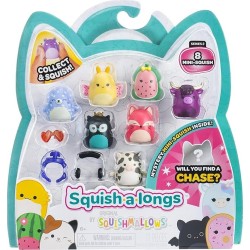 Squish-A-Longs - Σετ 8Τμχ Φιγούρων & Αξεσουάρ W2 (4 Σχέδια) - Jazwares 8 Pack (Style 4) (W1) JWSL0021-W2 191726828686