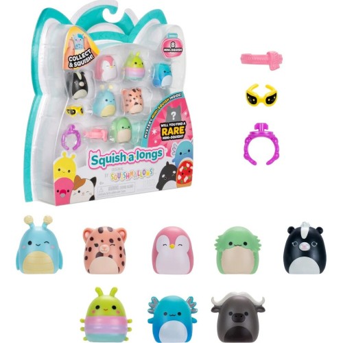 Squish-a-longs - Σετ 8τμχ Φιγούρων & Αξεσουάρ W3 (4 Σχέδια) - Jazwares 8 pack (style 1) (w3) JWSL0021-W3 191726755210