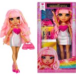 MGA Entertainment Rainbow High My Fashion Style Doll - Kia - 28 cm tall fashion doll in pink with dress, handbag and shoes, for 
