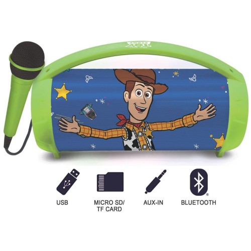 Lexibook Ηχείο Bluetooth® Toy Story Με Φως Και Μικρόφωνο 25.BTP585TSZ 3380743119687
