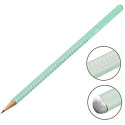 Faber-Castell Sparkle Metallic Jelly Mint Pencil 118293 4005401182931