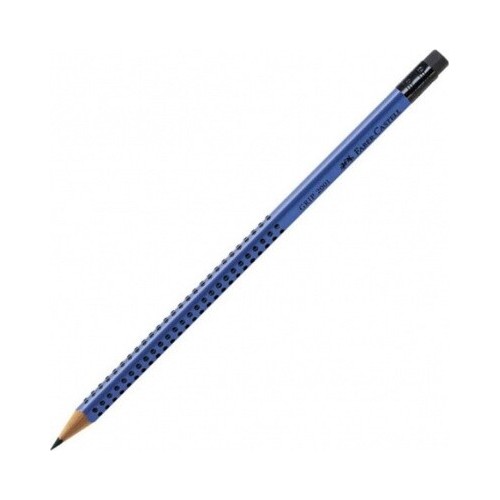 Faber-Castell Pencil Faber Castell Grip 2001 With Turquoise Eraser 100-201-457 100201457 4005400457559