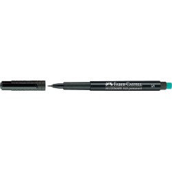 Faber-castell Multimark Permanent Marker - Black box of 10 152399 4005401020615