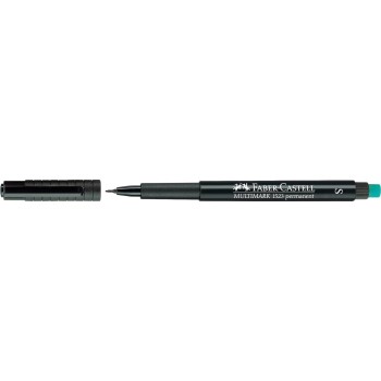 Faber-castell Multimark Permanent Marker - Black box of 10 152399 4005401020615