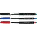 Faber-castell Multimark Permanent Marker - Black box of 10 152399 4005401020615