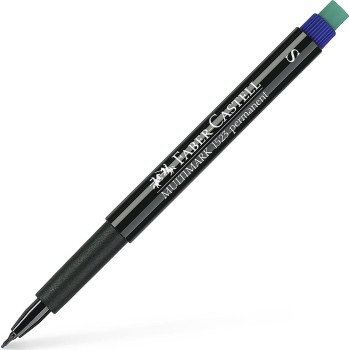 faber-castell  permanent markers s 1pezzo permanent marker – blue blue, bla 152351 4005401020561