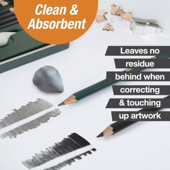 Faber-castell Art and Graphic Kneadable Art Eraser, Grey, Single Eraser, fo 127220 9556089009225