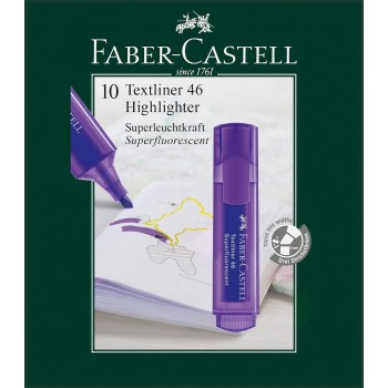 Faber-Castell Υπογραμμιστής fluo βιολετί 154636 4005400911891