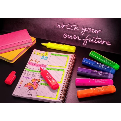 Faber-Castell Faber – Castell – Markers Fluorescent Textliner 1546 Violet 154636 4005400911891