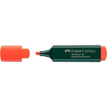 Faber-castell 1546 Super Fluorescent Textliner - Orange 154615 4005401074366