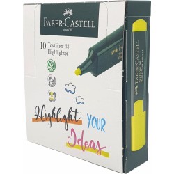Faber-Castell Υπογραμμιστής fluo κίτρινος 154607 4005401074335