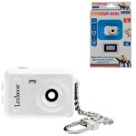 Lexibook starcam mini digital camera keychain white with flash and internal memory djkc76wh mini digital white camera  on keycha