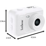 Lexibook starcam mini digital camera keychain white with flash and internal memory djkc76wh mini digital white camera  on keycha