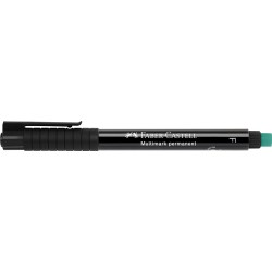 Faber-castell Multimark Permanent Fine Marker - Black box of 10 151399 4005401020219