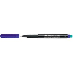 Faber-castell Multimark Permanent Marker Permanent Markers Blue 1pc S blue, 151351 4005401020189