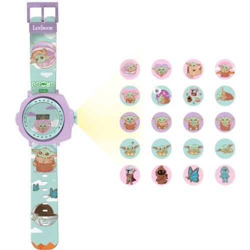 Lexibook Star Wars / Grogu – Kids Digital Projection Watch 25.DMW050SV 3380743120553