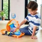 Mattel Hot Wheels City Mega Loop Car Wash Playset & 1 Hot Wheels Color Shifters in 1:64 Scale JHL97 194735334971