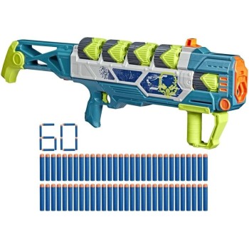 Hasbro Nerf Rebel Ops Doom Cannon Dart Blaster With 60 Nerf Elite Foam Darts And 5 Super Sleeves For 12 Darts, Toy And Gift For 