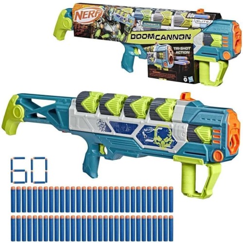 Hasbro Nerf Rebel Ops Doom Cannon Dart Blaster With 60 Nerf Elite Foam Darts G2973 5010996410979