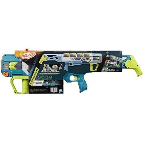 Hasbro Nerf Rebel Ops Doom Cannon Dart Blaster With 60 Nerf Elite Foam Darts And 5 Super Sleeves For 12 Darts, Toy And Gift For 