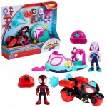 Hasbro Spidey AND HIS Amazing Friends Σετ Rescue Miles Morales & Ghost Vehicle G1970 5010996406859