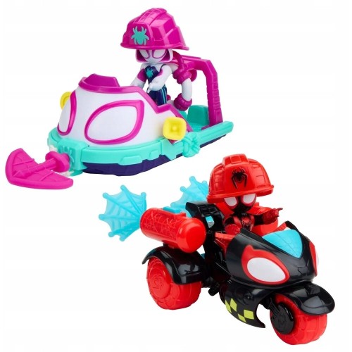 Hasbro Spidey AND HIS Amazing Friends Σετ Rescue Miles Morales & Ghost Vehicle G1970 5010996406859
