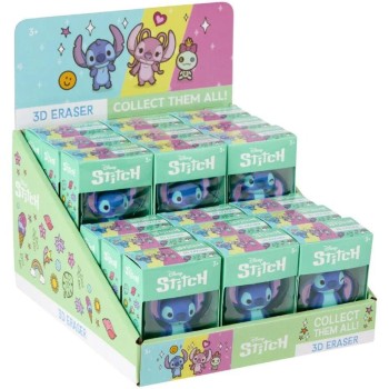 canenco Disney Stitch Stitch 3D Γόμα - 1 Τμχ ST25247 8719668039322