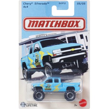 Mattel MBX Chevy Silverado 4X4 GGF12 / JJR49 194735340880