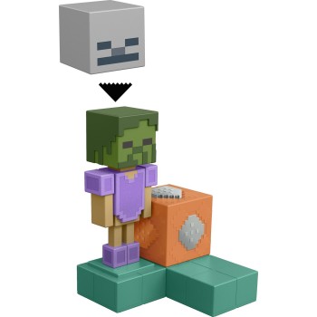 Mattel Minecraft Redstone Charged Animated Armor Stand Set, 1 3.25-inch Scale Action Figure, 1 Mechanism & 1 Accessory JKK00 / J