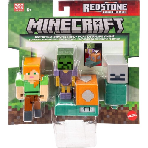 mattel minecraft - βασικη φιγούρα με αξεσουάρ minecraft redstone charged animated JKK00 / JKK04 194735351398